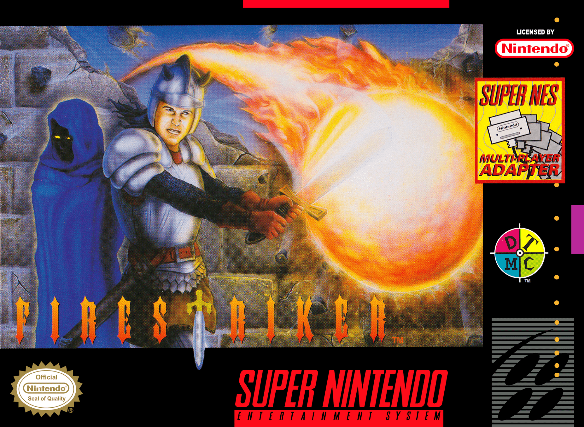 Fire Striker box art for Super Nintendo